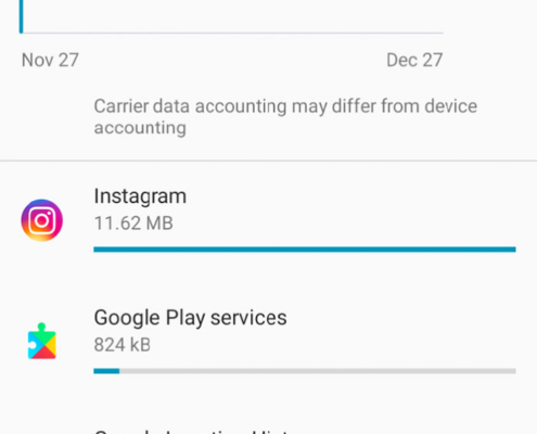 کاهش مصرف اینترنت اینستاگرام در اندروید